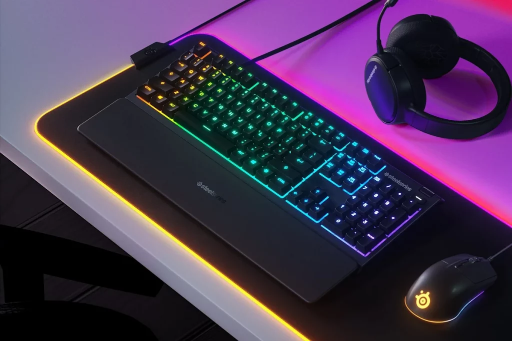 SteelSeries Apex 3 TKL — Water‑Resistant RGB Gaming Keyboard